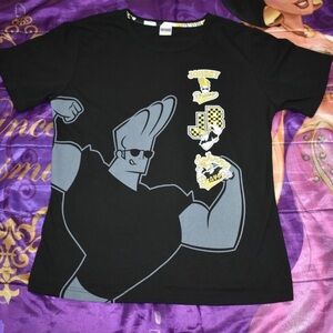 Vintage Y2K 2000'S RARE Cartoon Network Promo T-Shirt Johnny Bravo MEDIUM LARGE